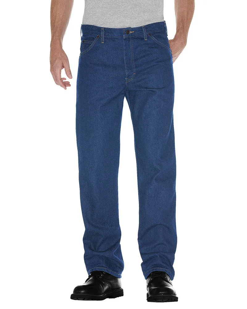 Williamson-Dickie Mfg Co Unisex Regular Straight Fit 5-Pocket Denim Jean Pant