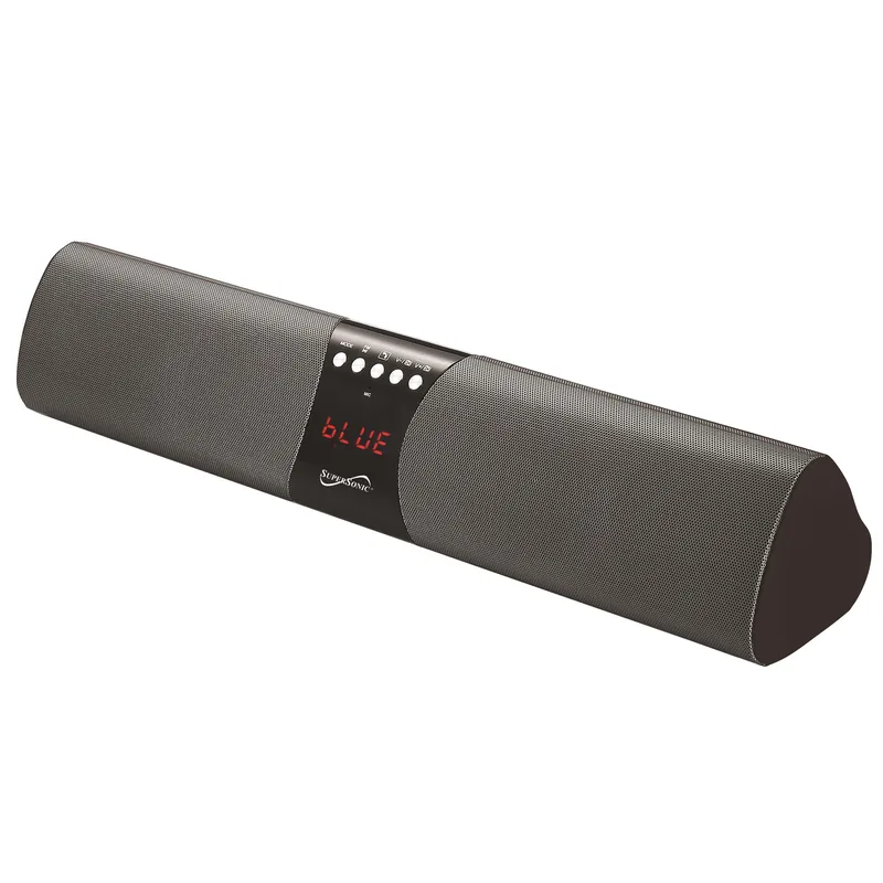 Supersonic® Wireless Speaker w/Micro SD & USB Inputs (Black)