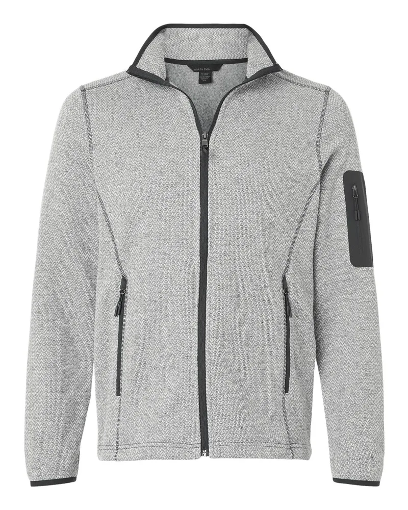 NORTH END® Men's Jasper Full-Zip Fleece Jacket view 6