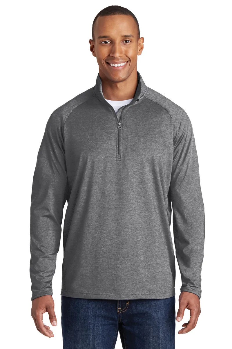 Sport-Tek® Sport-Wick® Stretch 1/4-Zip Pullover. view 3