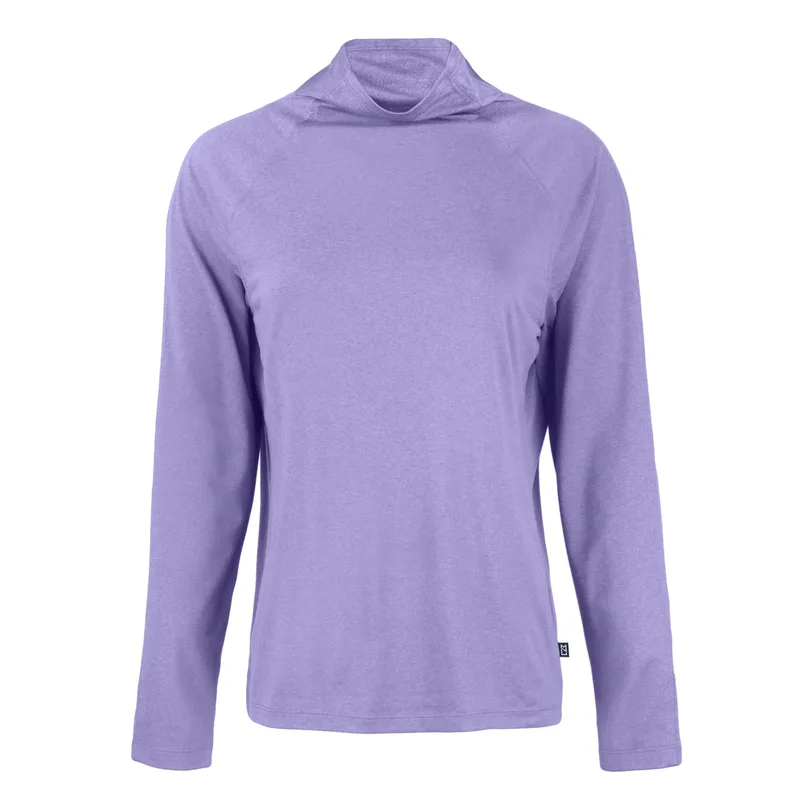 Cutter & Buck Coastline Epic Comfort Eco Recycled Womens Funnel Neck view 5