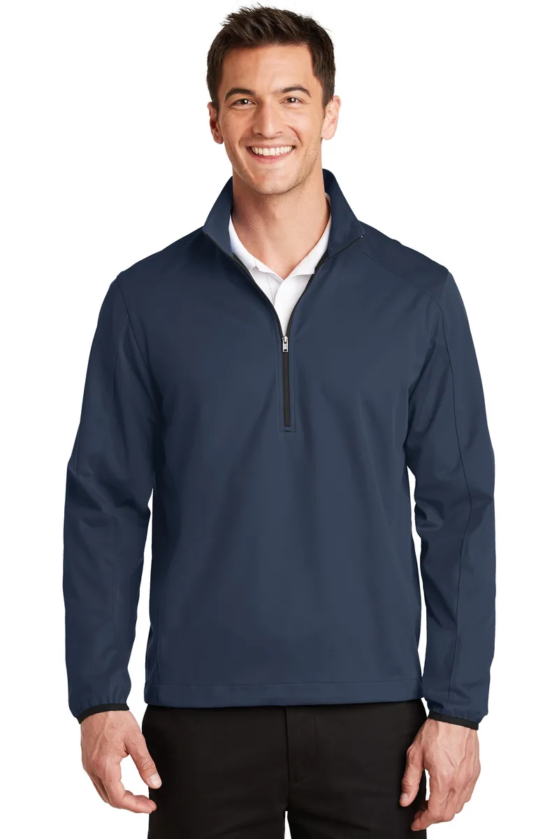 Port Authority® Active 1/2-Zip Soft Shell Jacket.