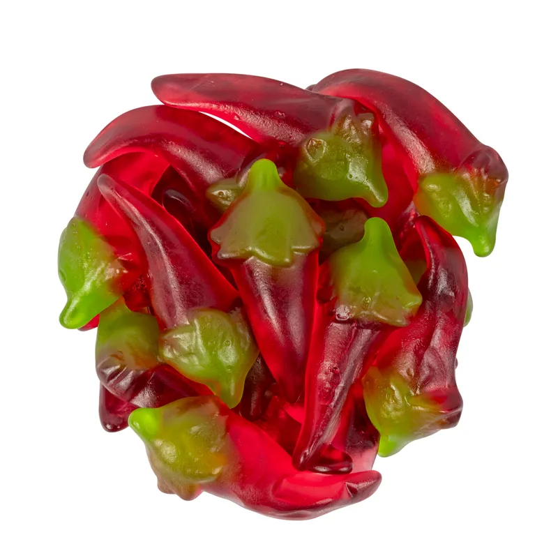 4 oz. ECO-Digibag™, Compostable, Red Hot Chili Pepper Gummies view 2