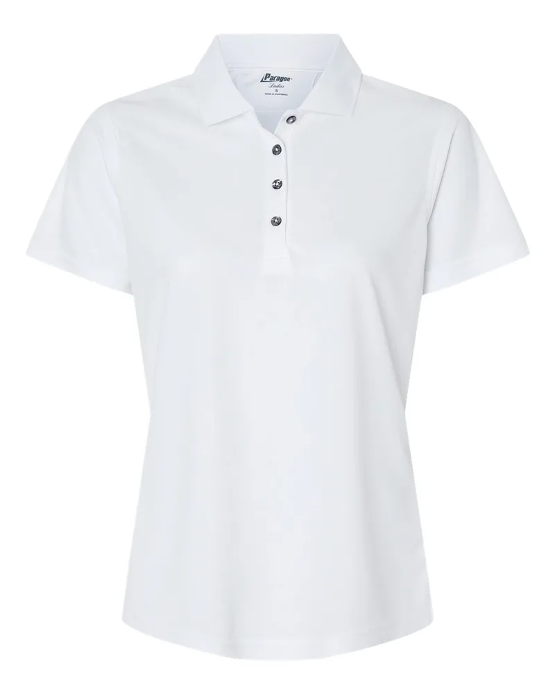 Paragon® Women's Saratoga Performance Mini Mesh Polo Shirt view 3