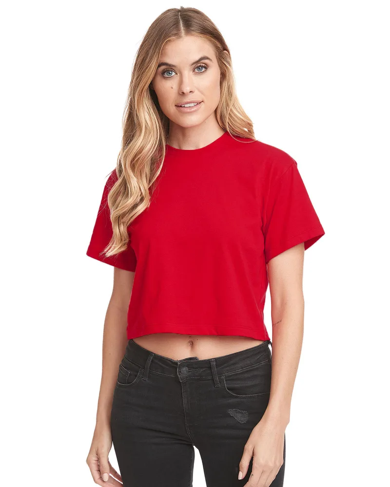 NEXT LEVEL APPAREL Ladies' Ideal Crop T-Shirt view 7