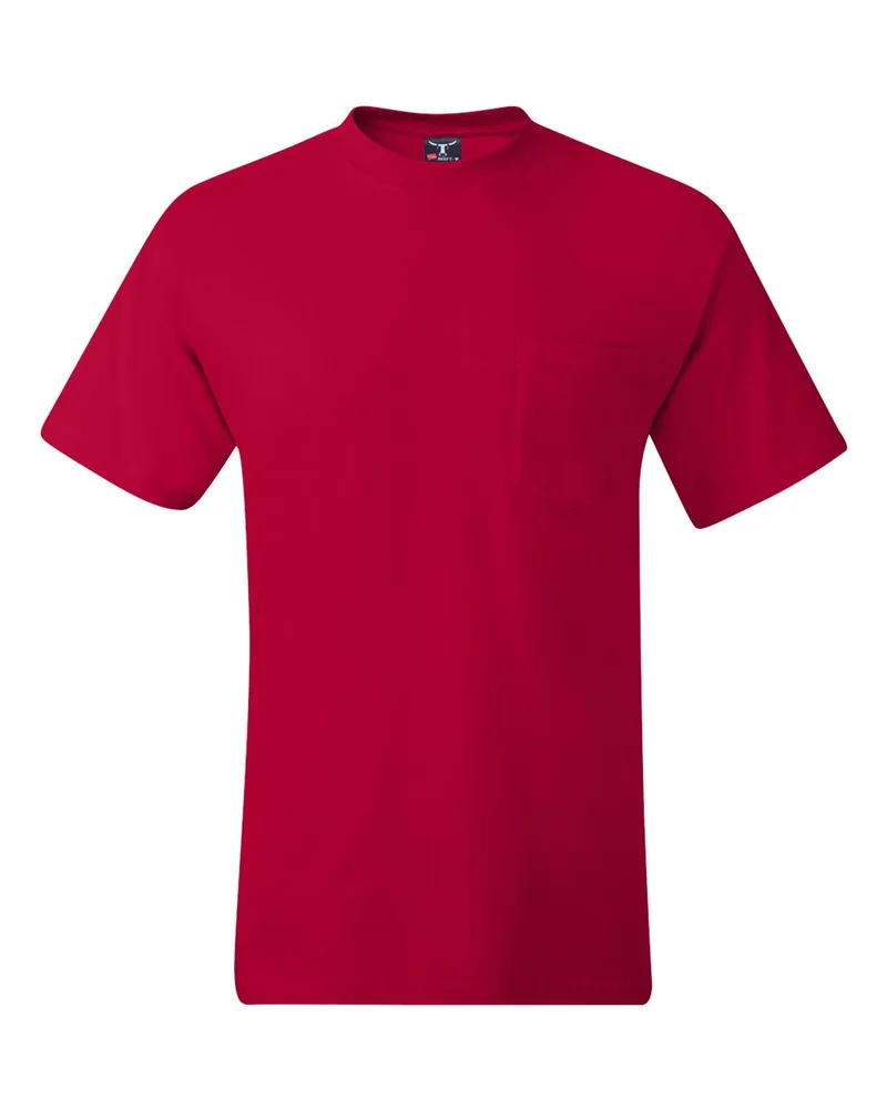 Hanes® Men's Beefy-T® Pocket T-Shirt view 7