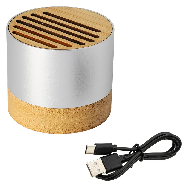 EcoSound Bamboo/Recycled Aluminum Wireless Speaker view 2