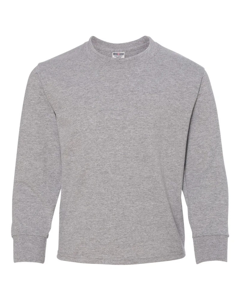 Jerzees® Dri-Power® Youth Long Sleeve 50/50 T-Shirt view 2