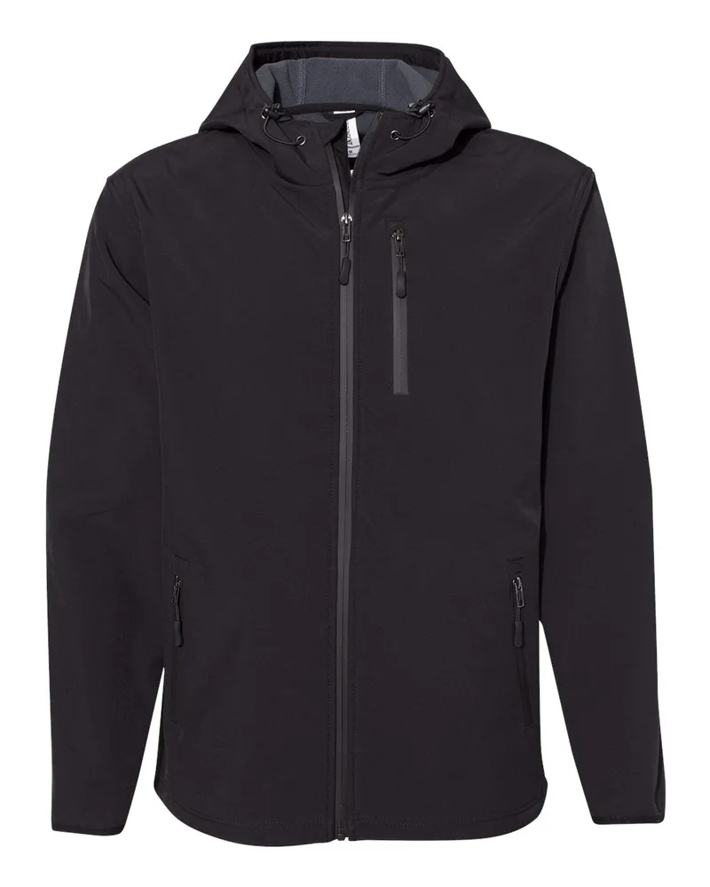 Independent Trading Co.® Men's Poly-Tech Soft Shell Jacket view 3