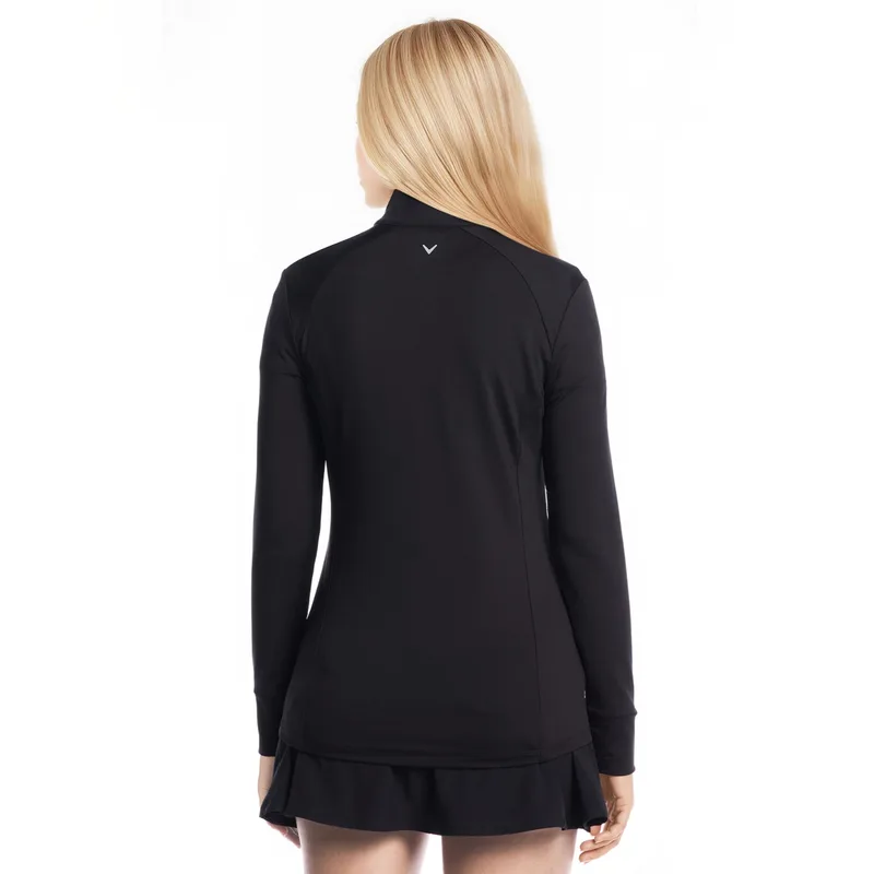Callaway® UPF50 French Terry Women's Performance 1/4-Zip with Custom Logo view 4