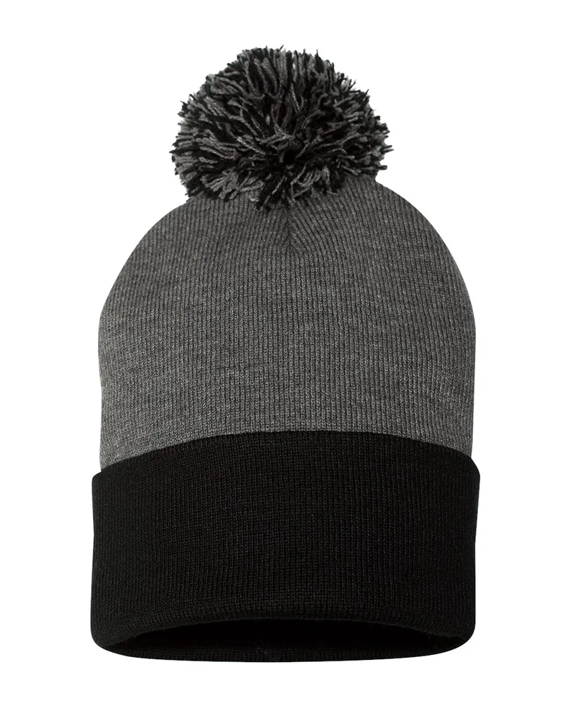 Sportsman™ 12" Pom-Pom Cuffed Beanie
