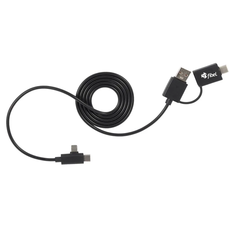 5-in-1 Recycled Long Charging Cable