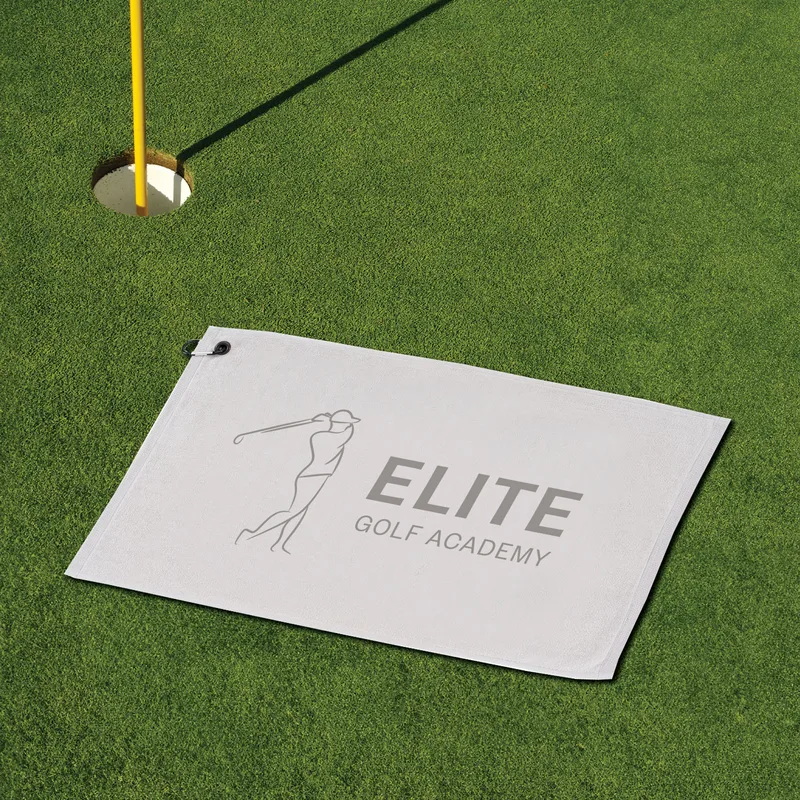 MaxxColor Deluxe Golf Towel ( 16" x 30" ) view 2