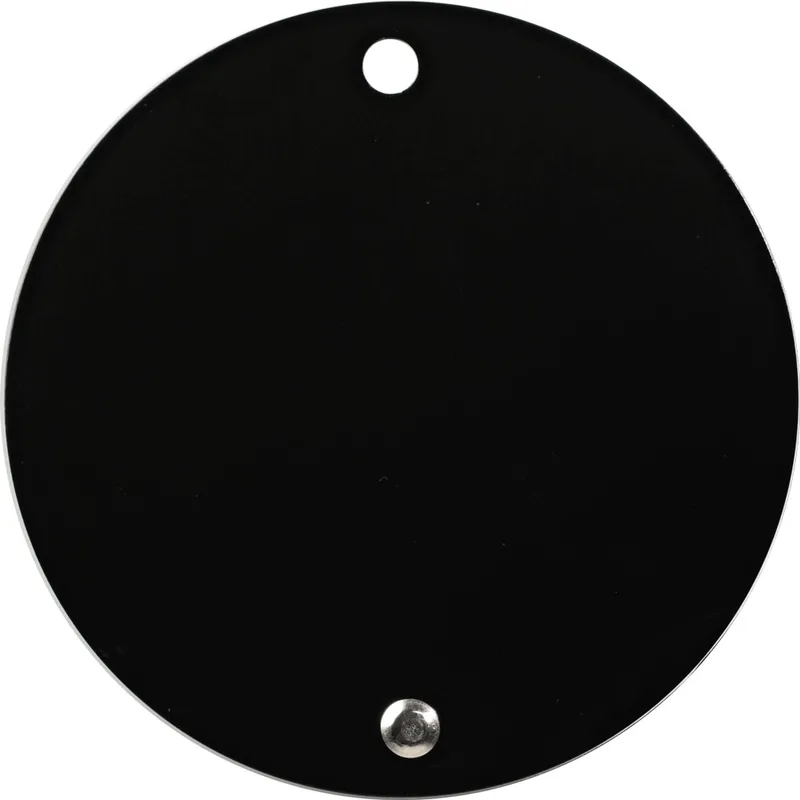Black Blank Front View