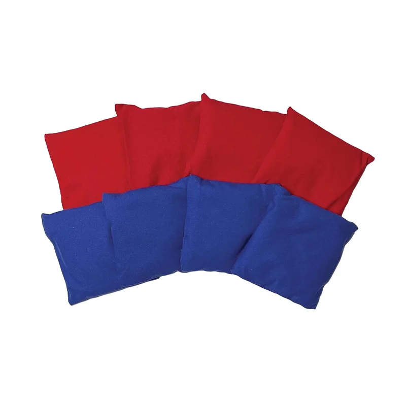 Portable Cornhole, 4 Red & Royal Bean Bags view 2