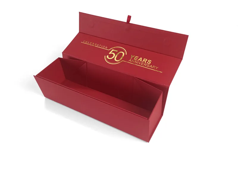 Gina - Magnetic Gift Box - Foil Print (13 1/2" x 3 1/2" x 3 1/2")