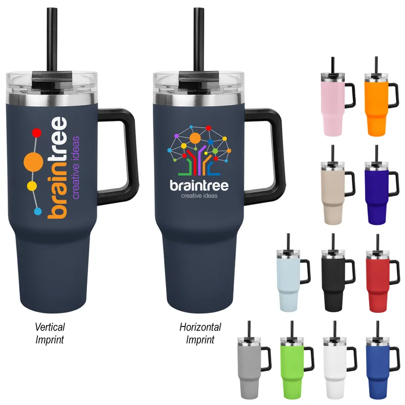 40 Oz. Full Color Intrepid Stainless Steel Tumbler view 2