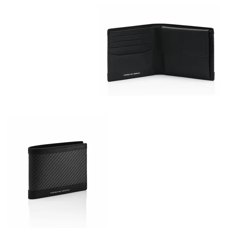 Porsche Design Carbon By Bric's Wallet 4 Card W/ Coin Case