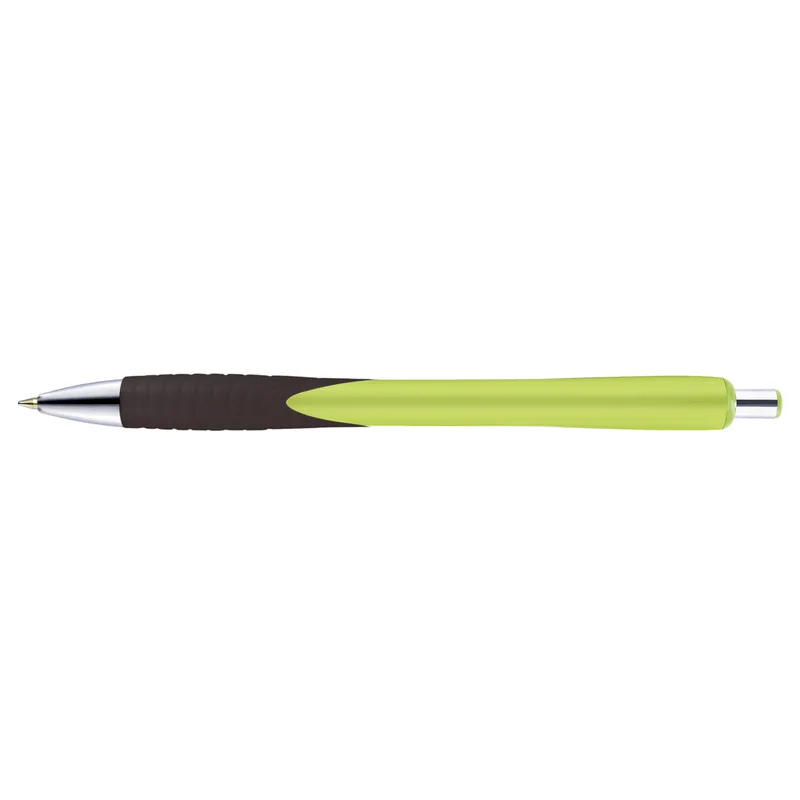 Lime Green/Black/Silver Blank Back View