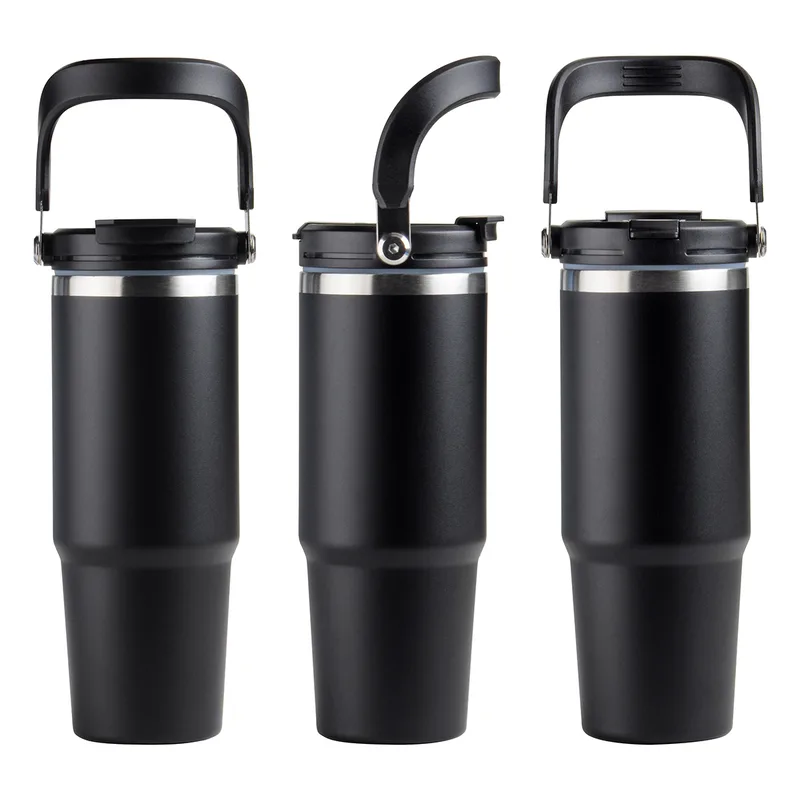 SENSO® Venture DuoFlow 30 oz Vacuum Insulated Stainless Steel Travel Tumbl view 4