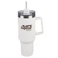 Matte White Logo Front View
