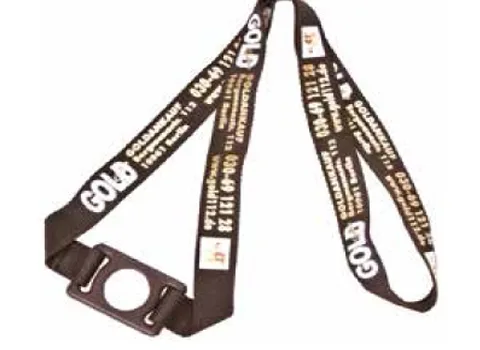 Bottle Holder Lanyard w/ Rubber Attachment
