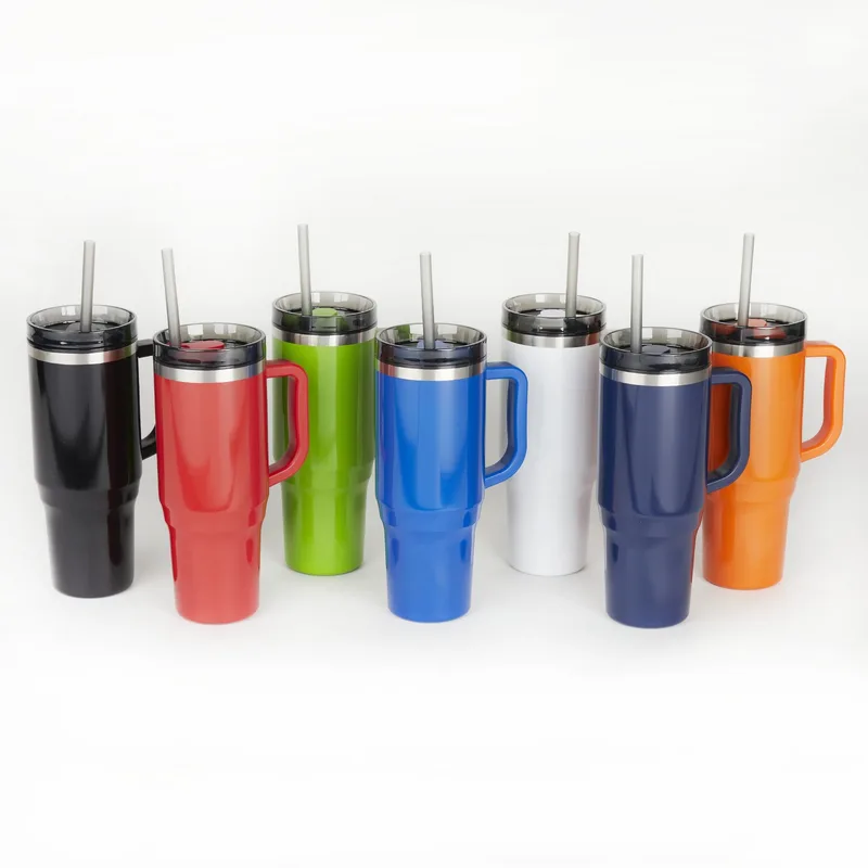 Thor 40 oz Eco-Friendly Straw Tumbler view 2