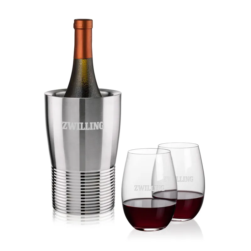 Wine Cooler Stemless Set, Laurent Set, Set of 3