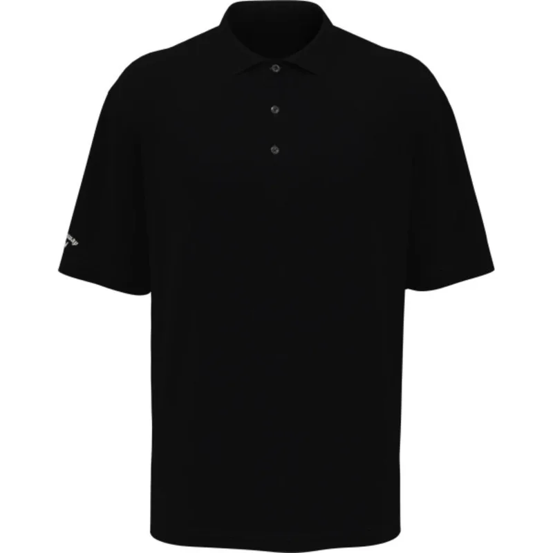Callaway® Moisture Wicking UPF 50+ Solid Stretch Men's Polo Shirt with Custom Logo view 5