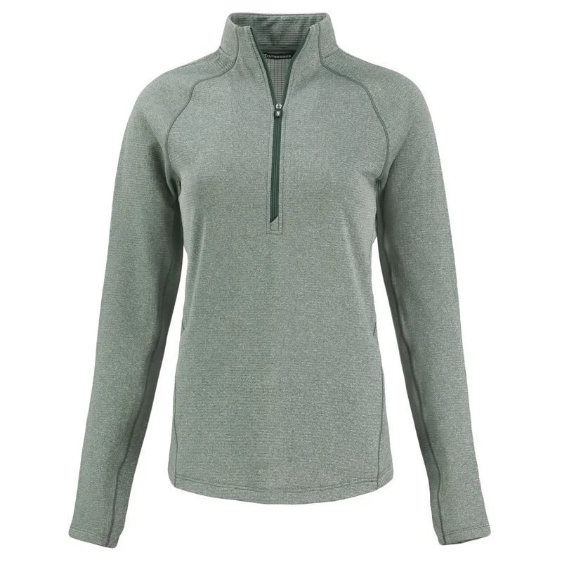 Cutter & Buck Peshastin Eco Fleece Recycled Womens Half Zip Pullover view 7