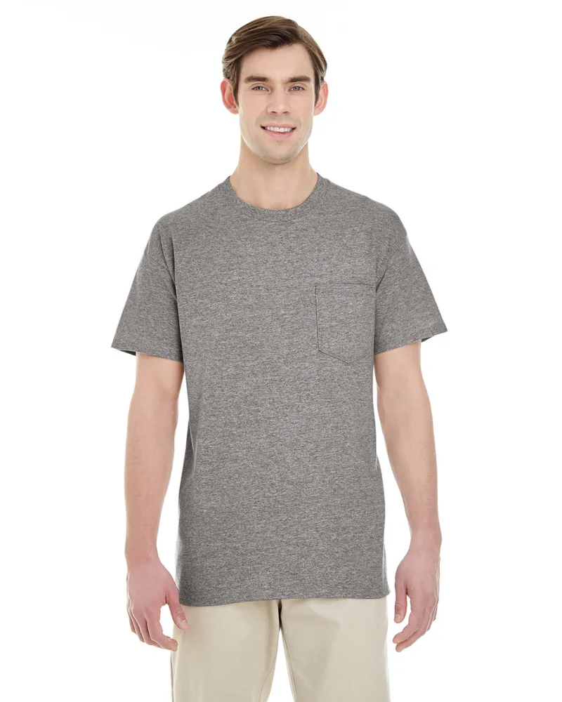 Gildan Unisex Heavy Cotton Pocket T-Shirt view 3