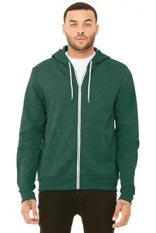 BELLA+CANVAS ® Unisex Sponge Fleece Full-Zip Hoodie. view 6