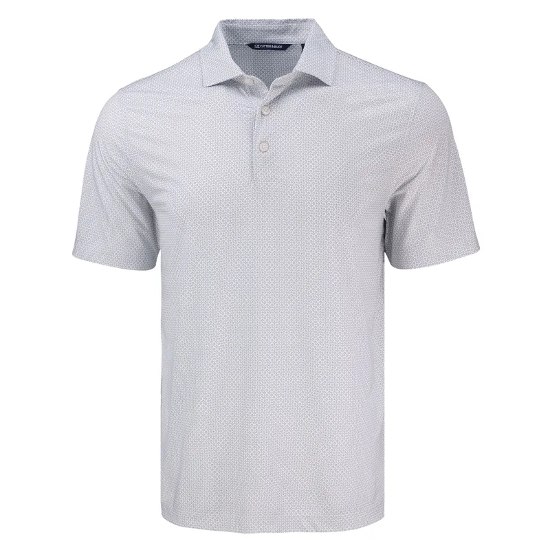 Cutter & Buck Pike Eco Diamond Dot Print Recycled Mens Polo view 6