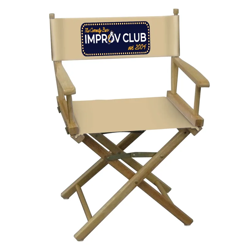 Table-Height Director's Chair (Full-Color Imprint) view 7