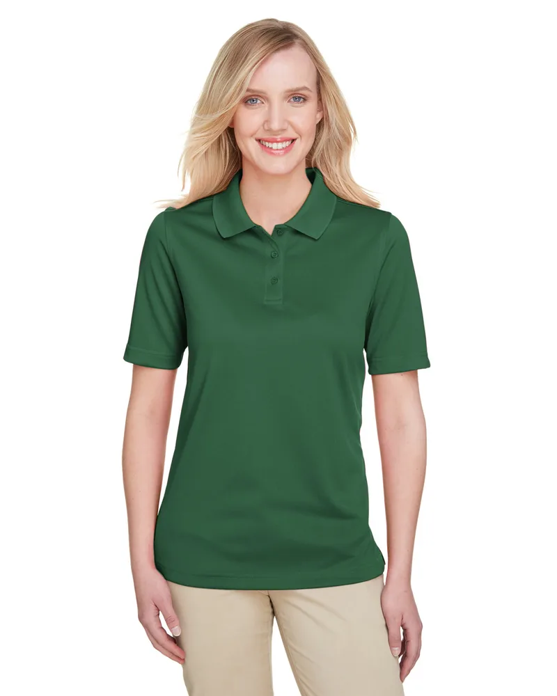 Harriton Women's Advantage Snag Protection Plus Short Sleeve Polo Shirt view 3