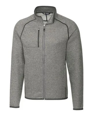 Cutter & Buck Mainsail Sweater-Knit Mens Full Zip Jacket view 6