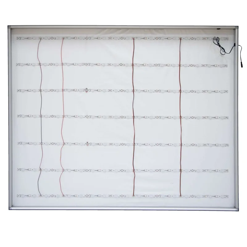 48" x 60" Standard SEG Glo Wall Mount Hardware view 5
