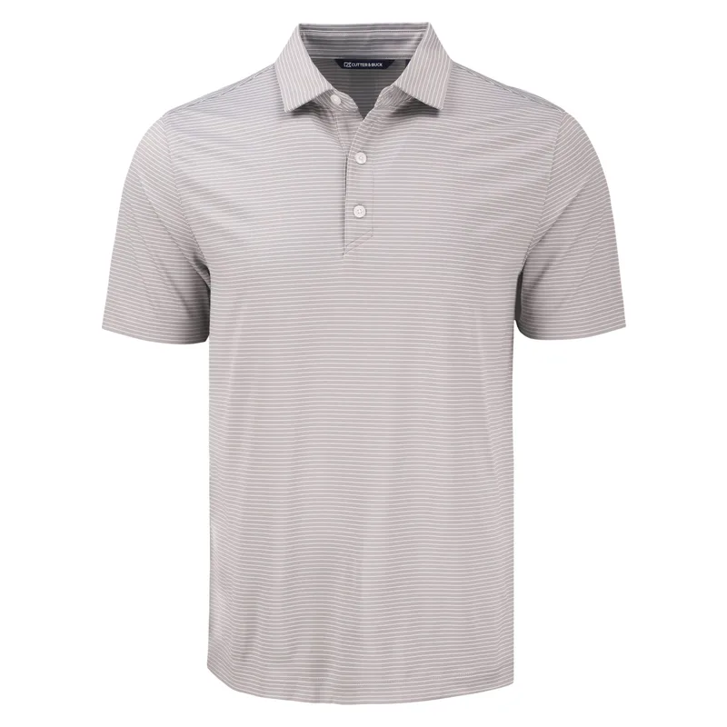 Cutter & Buck Forge Eco Fine Line Stripe Stretch Recycled Mens Polo view 6