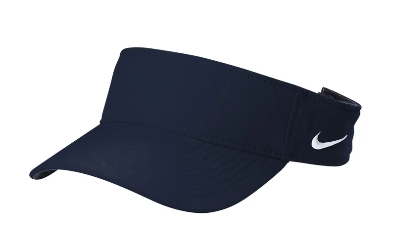 College Navy Blue Blank Side View