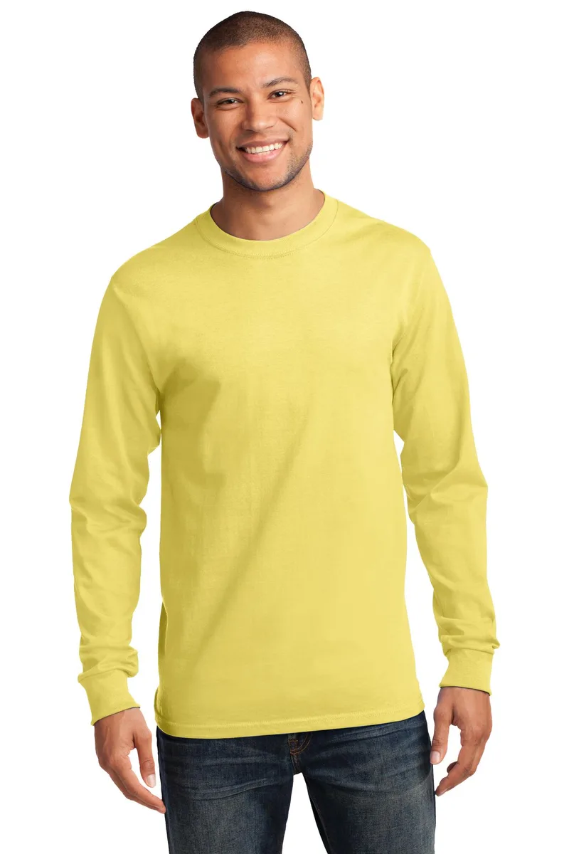 Port & Co™ Long Sleeve Essential Tee. view 2
