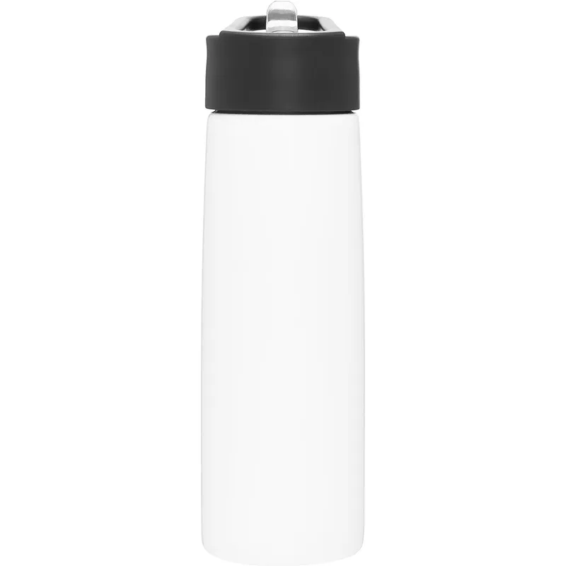 24 oz h2go Hydra Water Bottle (White) view 2