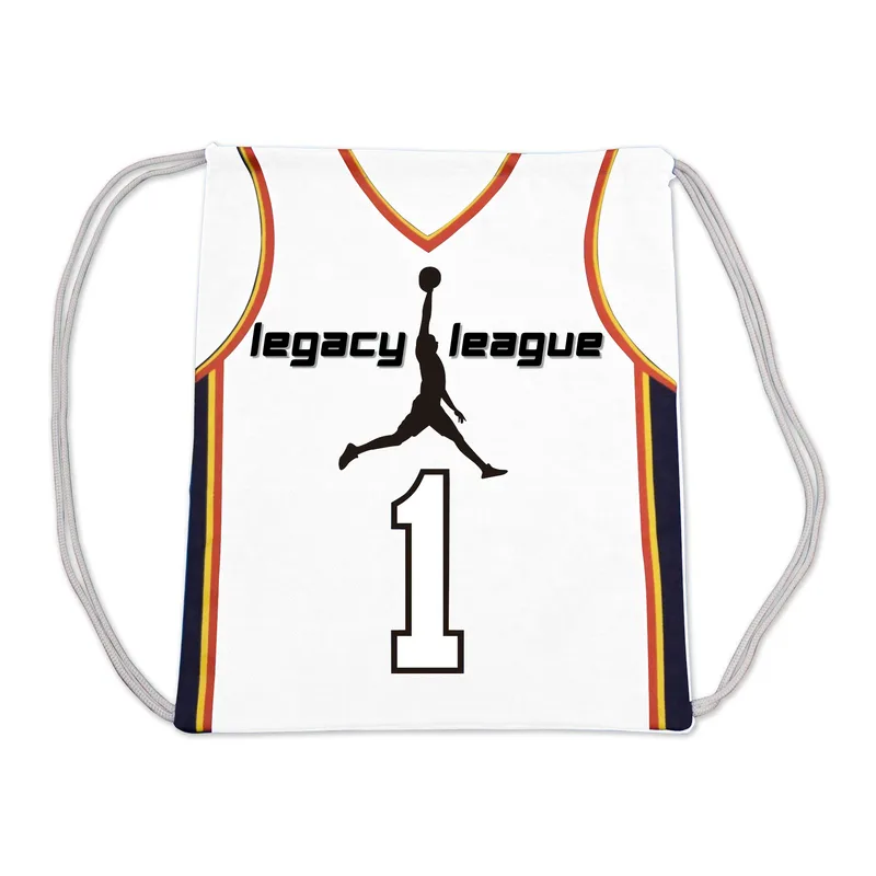 Mesh-Normal Shape Drawstring Backpack view 6