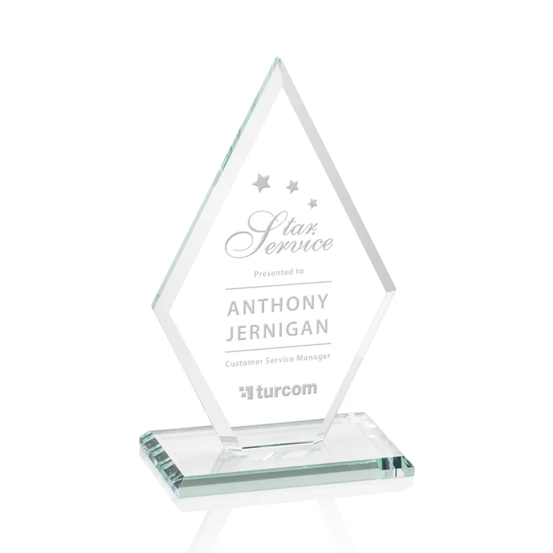 Deep Etch, Clear, 4" x 6.875" x 3"