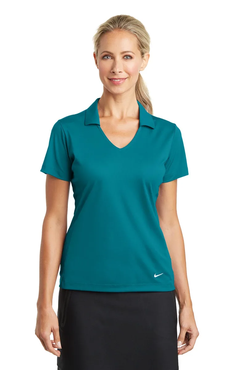 Nike Women's Dri-FIT Vertical Mesh Polo. view 3