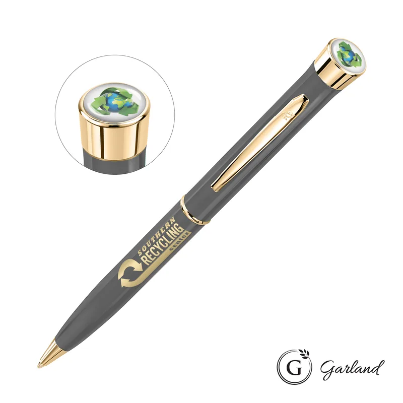 Grey with Gold Band / Gold