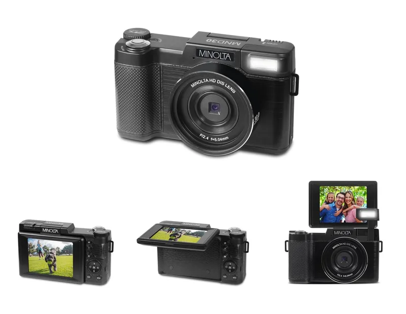 Minolta 30Mp 2.7K Quad Hd Digital Camera