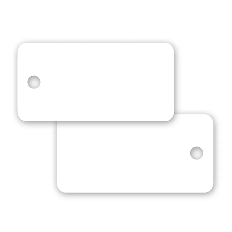 Plastic Rectangle Keytag view 2