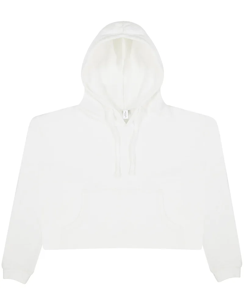 ALL WE DO is Ladies' Girlie Cropped Hooded Fleece with Pocket