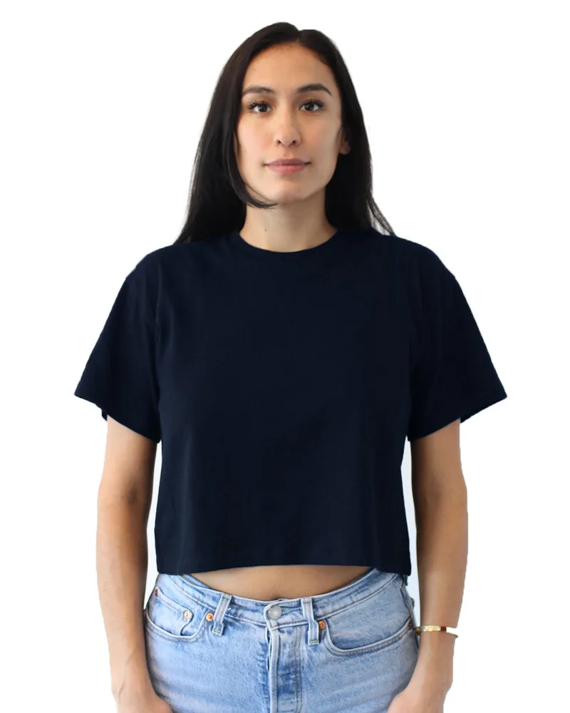 NEXT LEVEL APPAREL Ladies' Ideal Crop T-Shirt view 6
