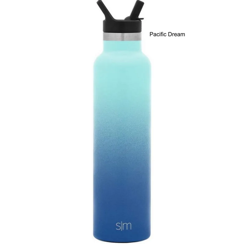24 oz Simple Modern® Stainless Steel Insulated Ascent Water Bottle w/ Straw Lid view 3